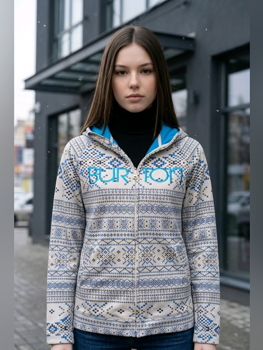 Burton Women's Colombo WB Peak Fleece Lined Hoodie